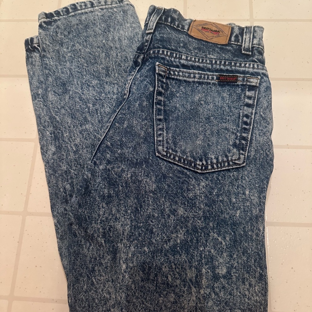 Vintage Acid washed brittania jeans 28x29